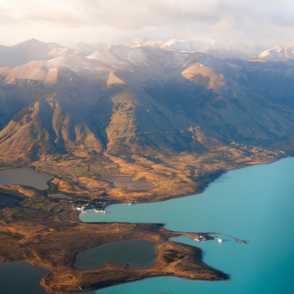 Sobrevuelo en Lago Argentino y Cordillera de los Andes