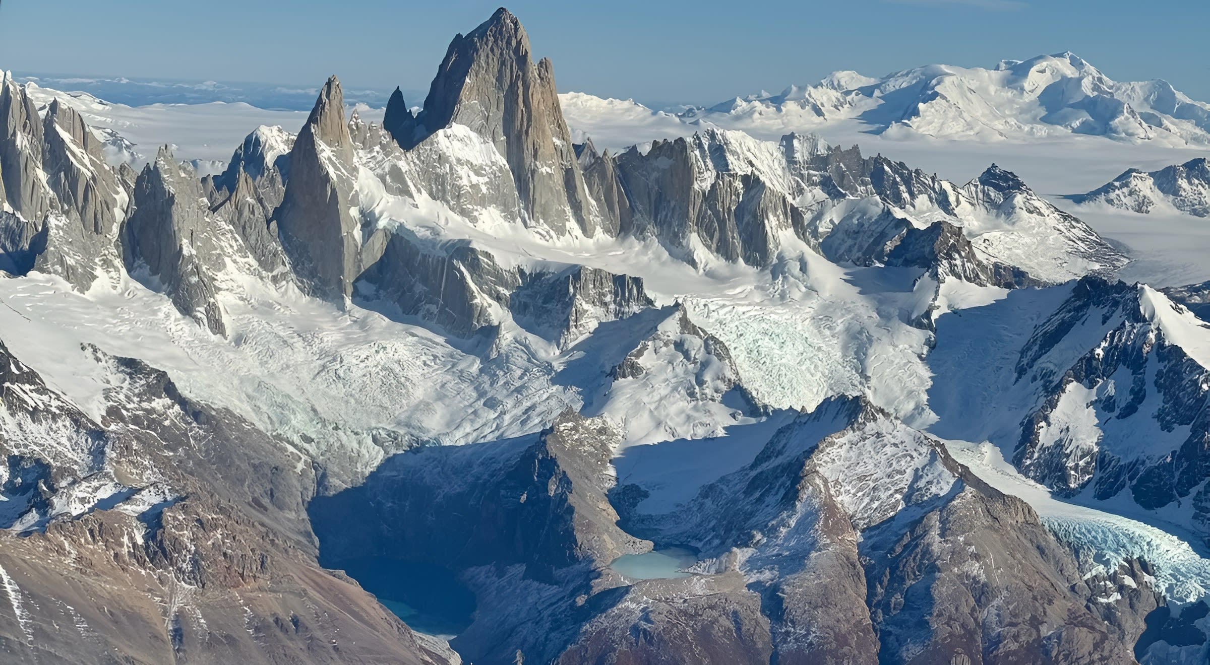 Sobrevuelo por zona de El Chaltén
