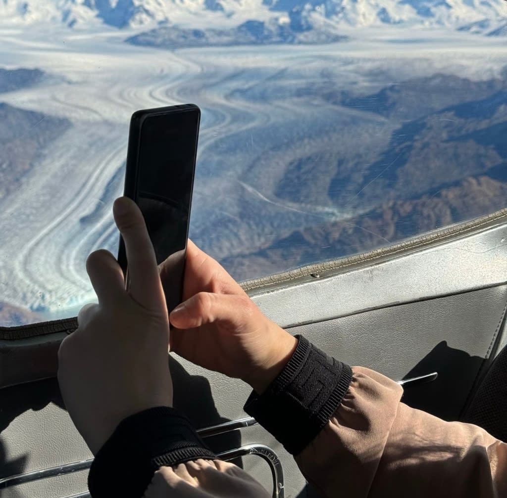 Sobrevuelo por zona de Glaciar Perito Moreno