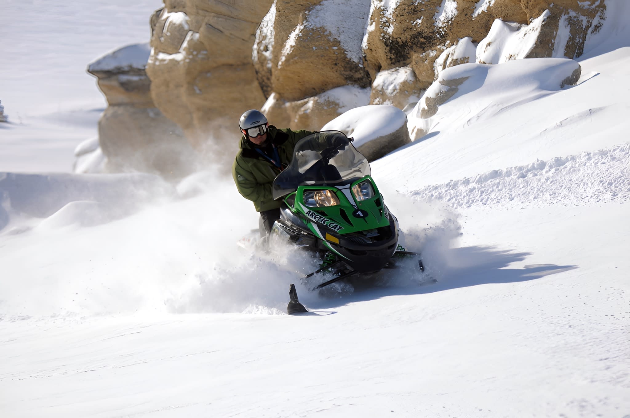 Travesía en moto de nieve biplaza por Cerro Williche