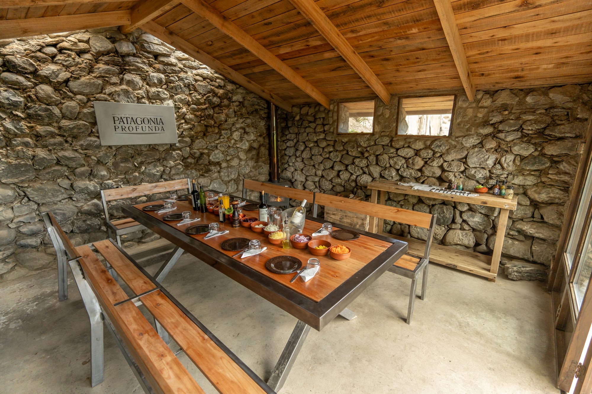 Almuerzo campestre en estancia