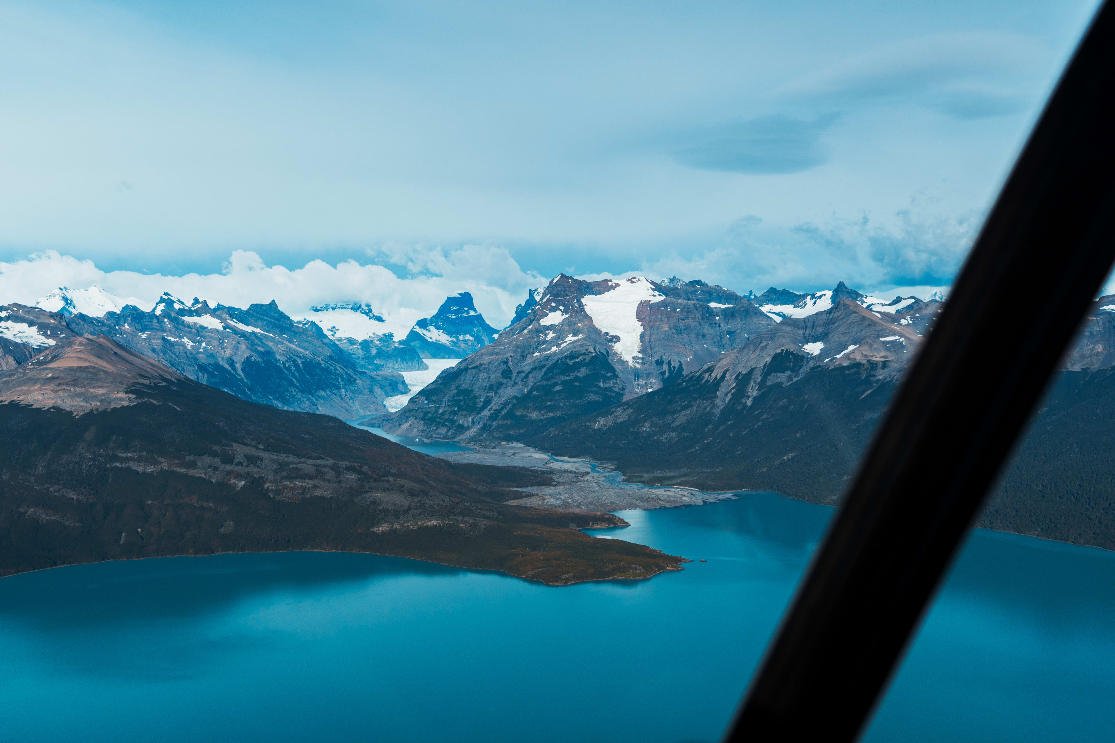 Vistas de Seno Mayo y Glaciar Ameghino