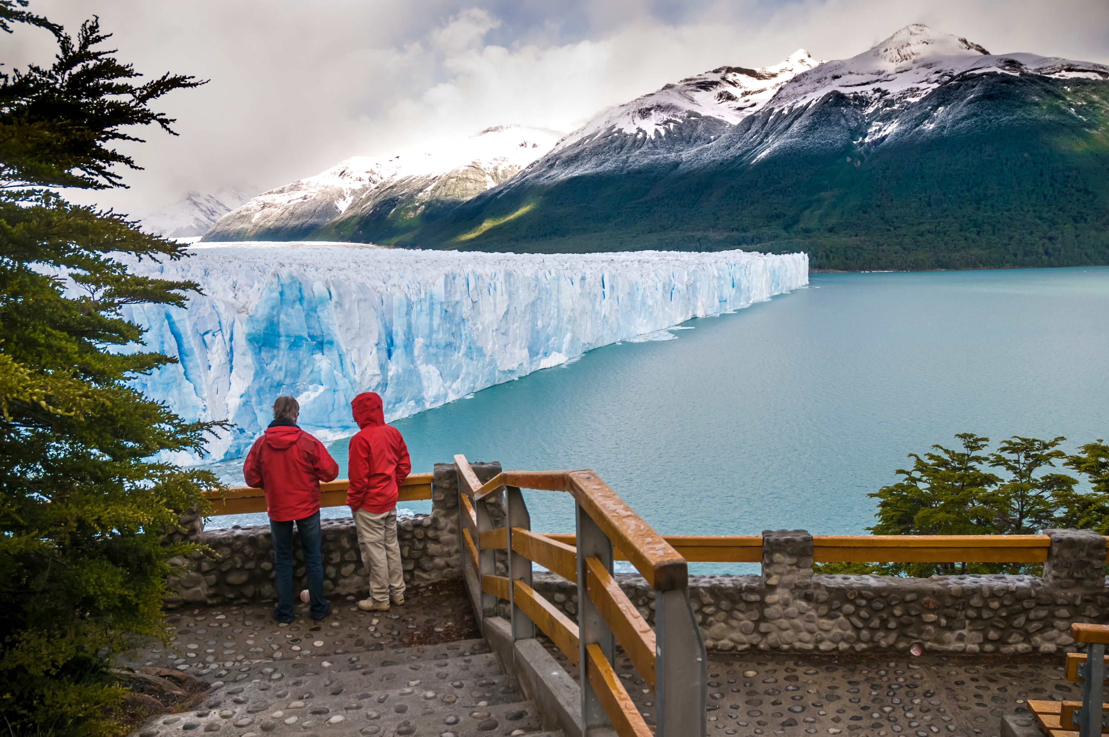 Descenso en las pasarelas del Perito Moreno