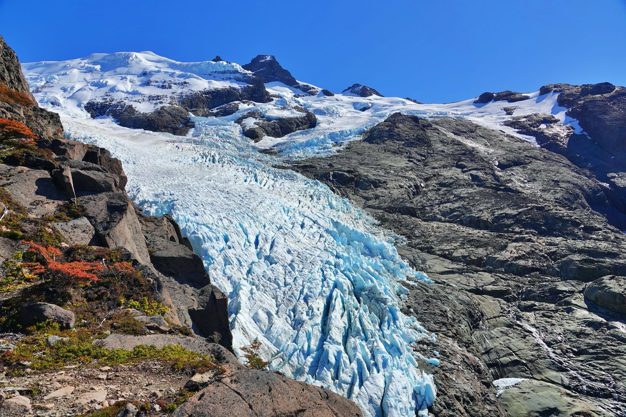 Vistas del Glaciar Vespignani