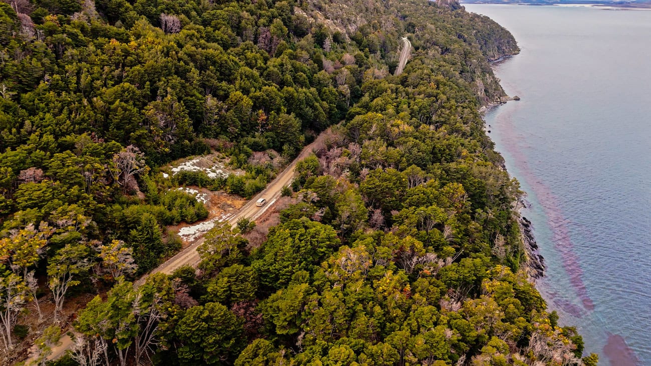 Paradas panorámicas en Ruta Nº 3 y J