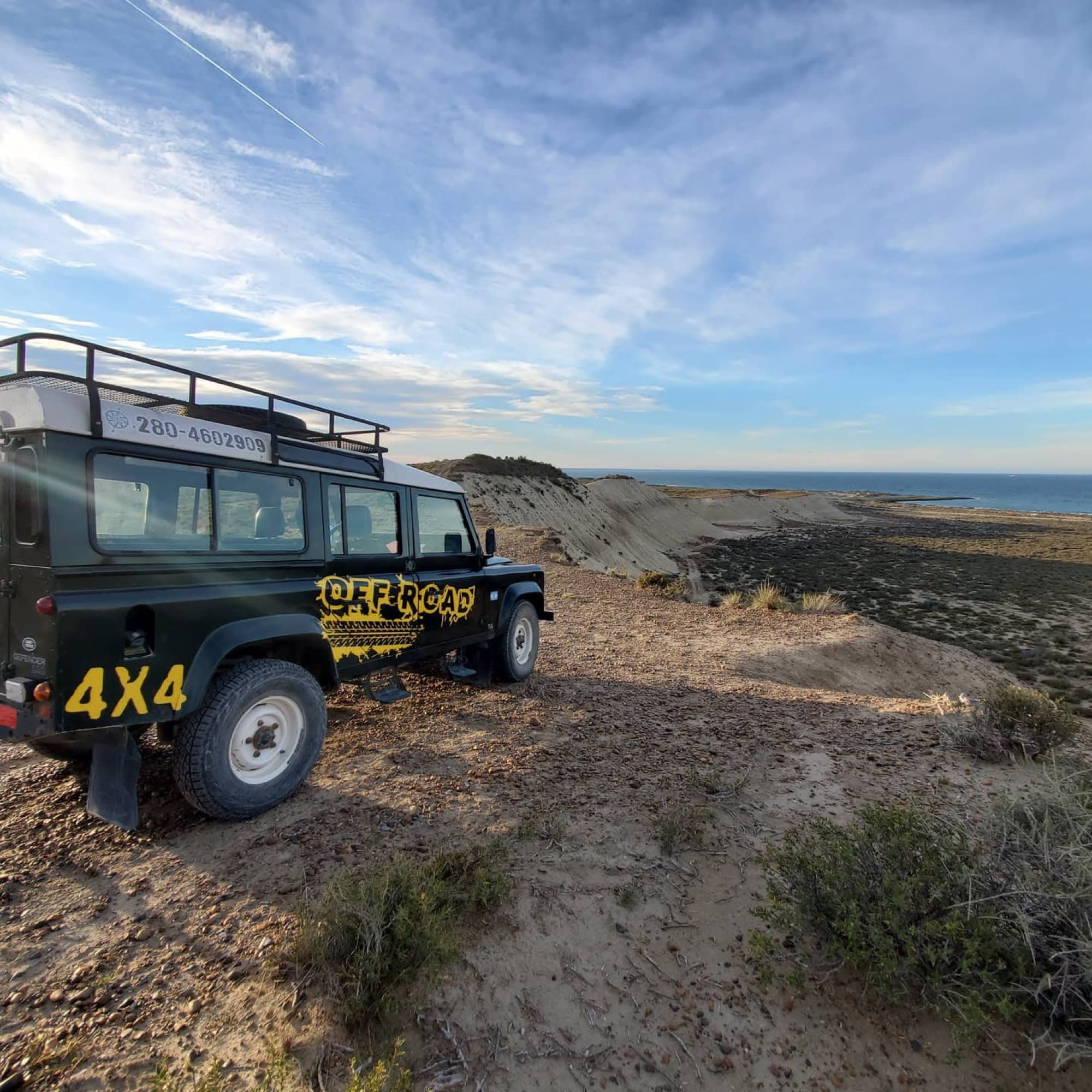 Land Rover 4x4 tour along the cliff circuit