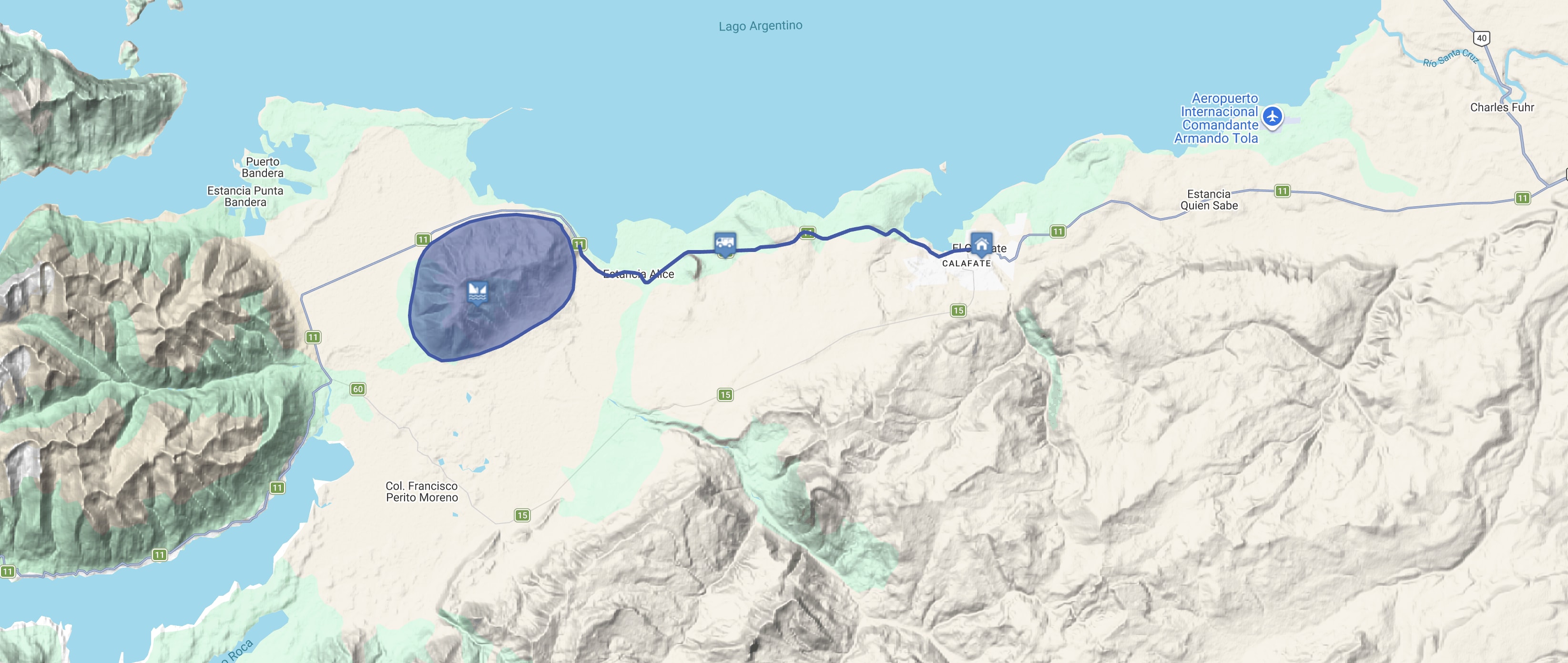 Map Cerro Frías Super Trekk 