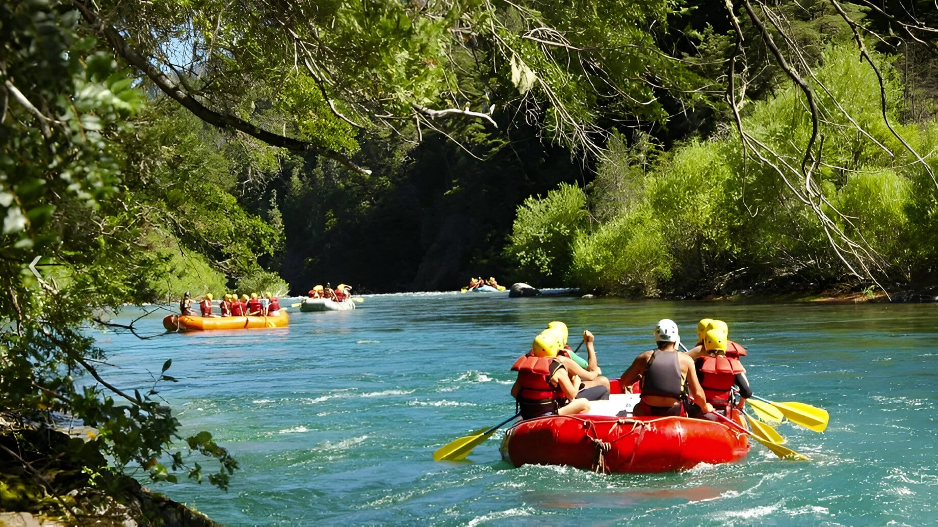 Rafting Confluencia: ríos Manso y Villegas